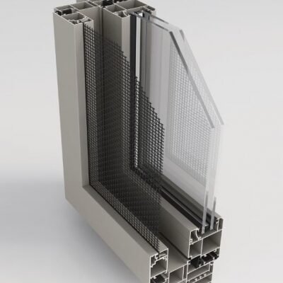 NWS55OU | Cửa sổ mở quay ngoài có lưới chống muỗi