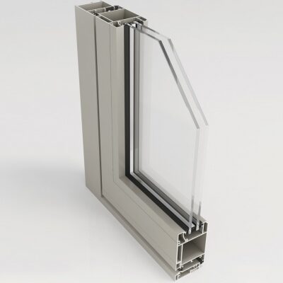 Civro ND55OU – Cửa đi mở quay ngoài nhôm cao cấp, chuẩn hiệu năng Châu Âu